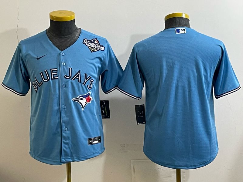 Youth 2025 Nike Toronto Blue Jays Blank Light Blue Game MLB Jersey 013->youth mlb jersey->Youth Jersey